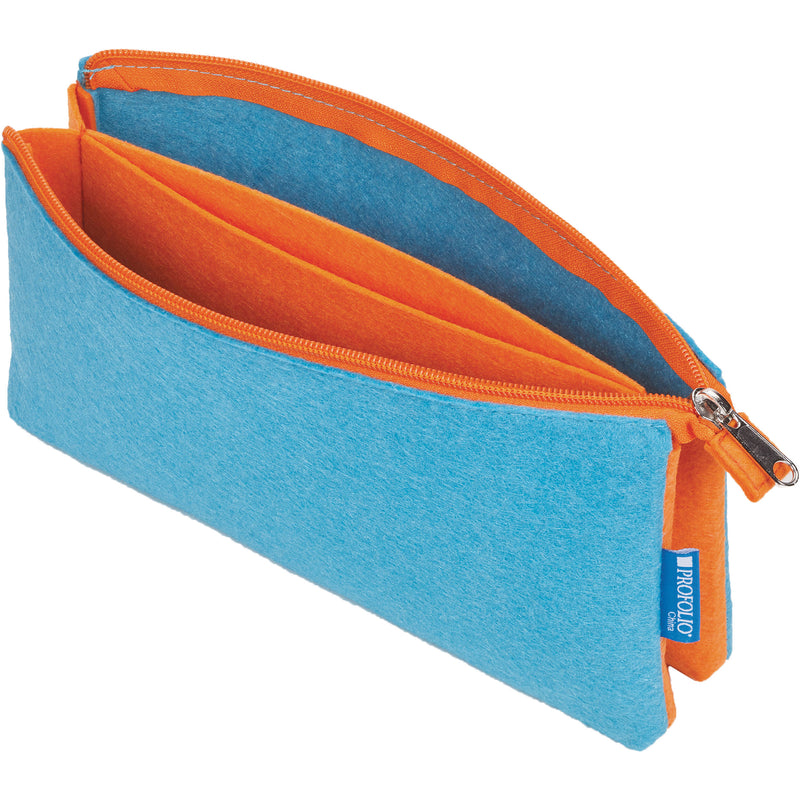 Itoya ProFolio Midtown Pouch (Ocean/Orange, 5 x 9")