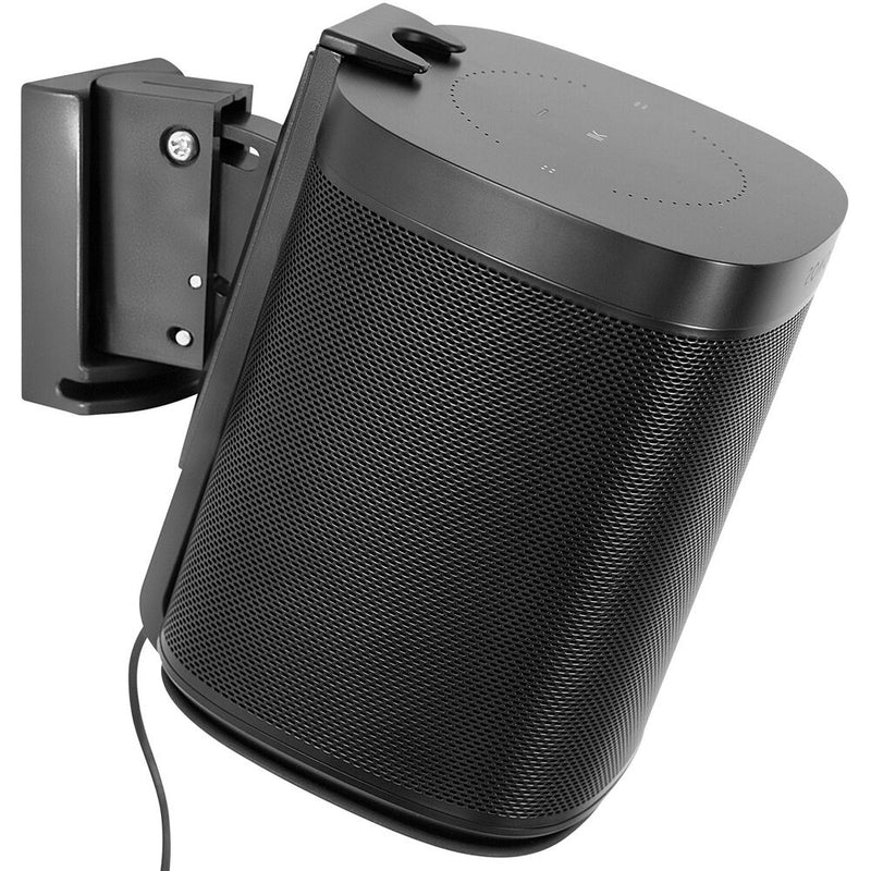 Mount-It! Adjustable Wall Mount for Sonos One, One SL, and PLAY:1 (Black)