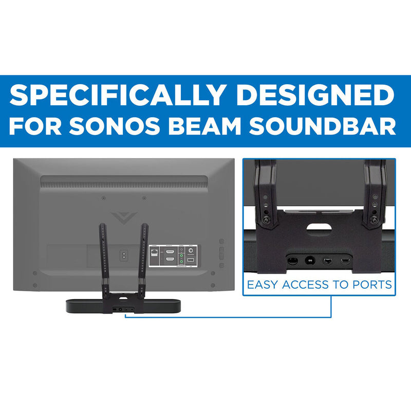 Mount-It! TV Mounting Shelf for the Sonos Beam (Black)