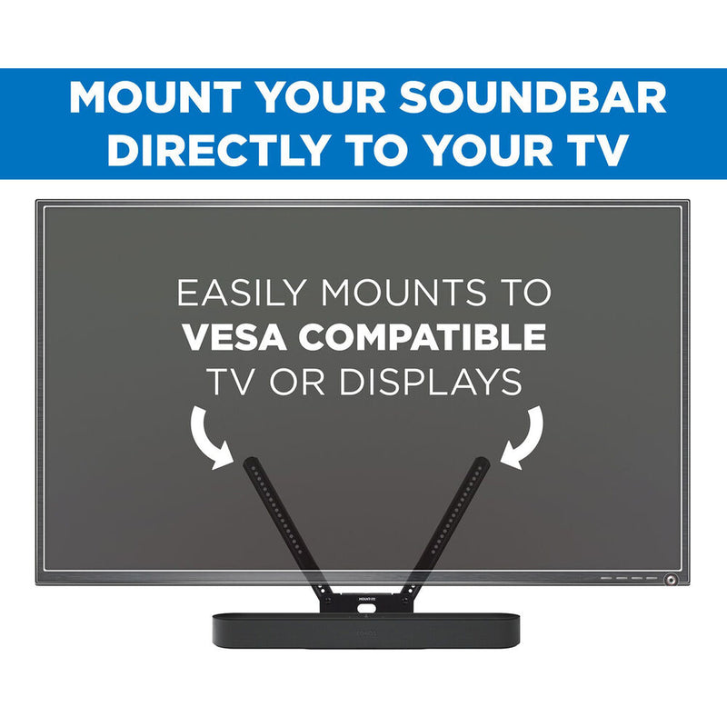 Mount-It! TV Mounting Shelf for the Sonos Beam (Black)