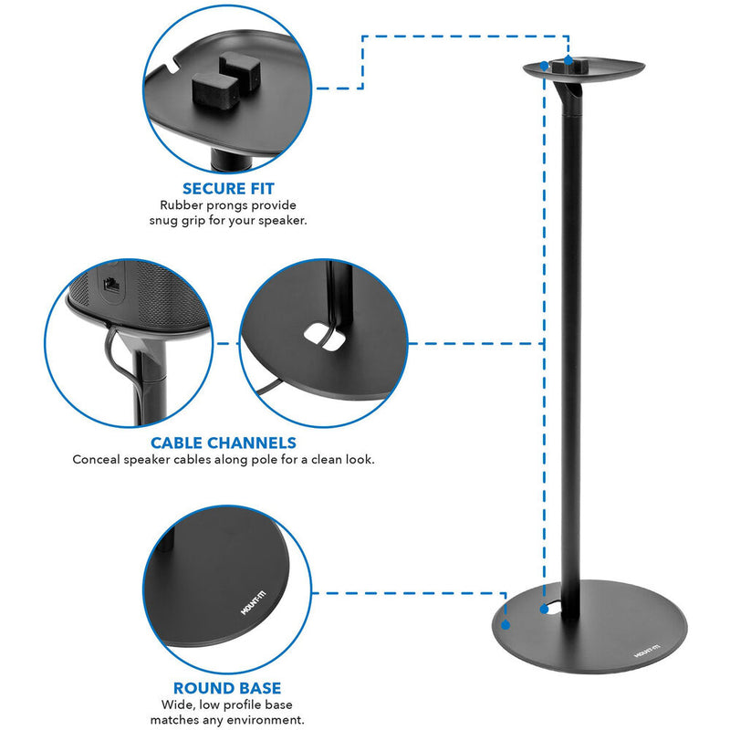 Mount-It! Speaker Floor Stand for Sonos One