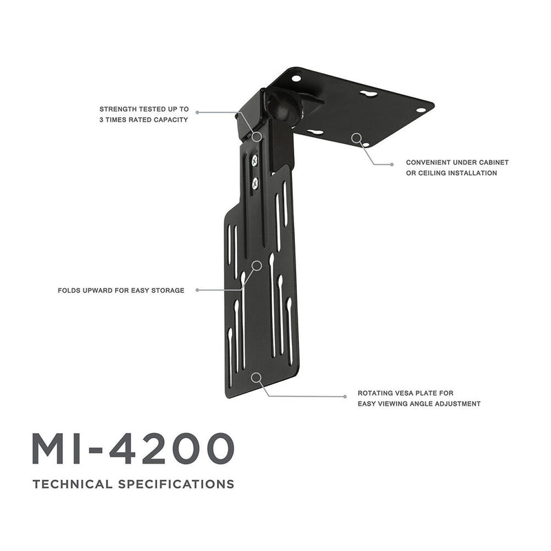 Mount-It! Under Cabinet and Ceiling Mount for 23" Displays