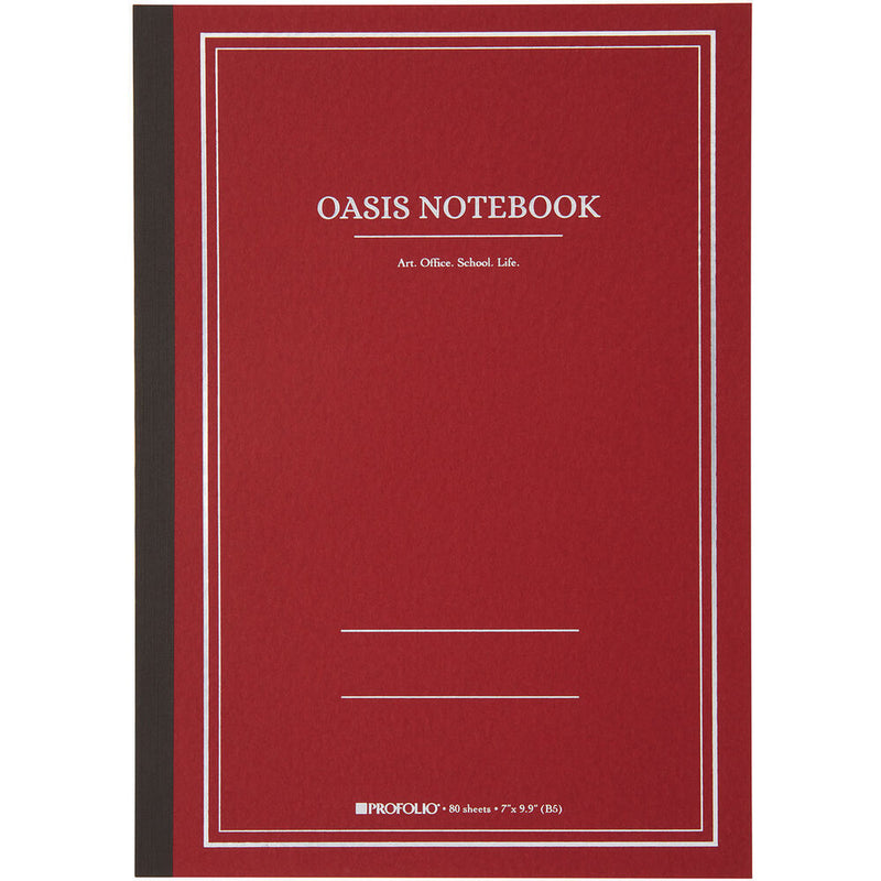 Itoya ProFolio Oasis Notebook (Brick, 6.9 x 9.8")