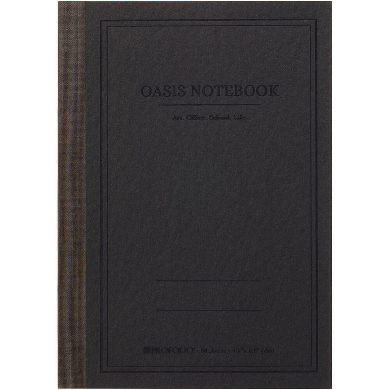 Itoya ProFolio Oasis Notebook (Charcoal, 4.1 x 5.8")