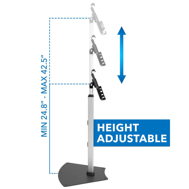 Mount-It! Secure Universal Tablet Floor Stand with Lock