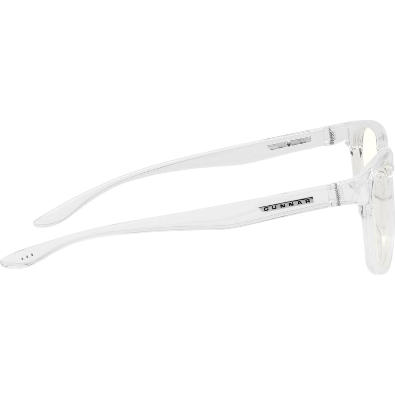 GUNNAR Rush Computer Glasses (Crystal Frame, Clear Lens Tint)