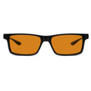 GUNNAR Vertex Gaming Glasses (Onyx Frame, GUNNAR-Focus Lenses, Amber Max Lens Tint)