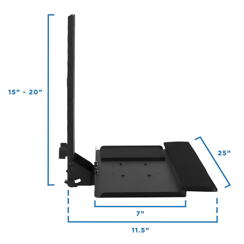 Mount-It! Monitor & Keyboard Wall Mount