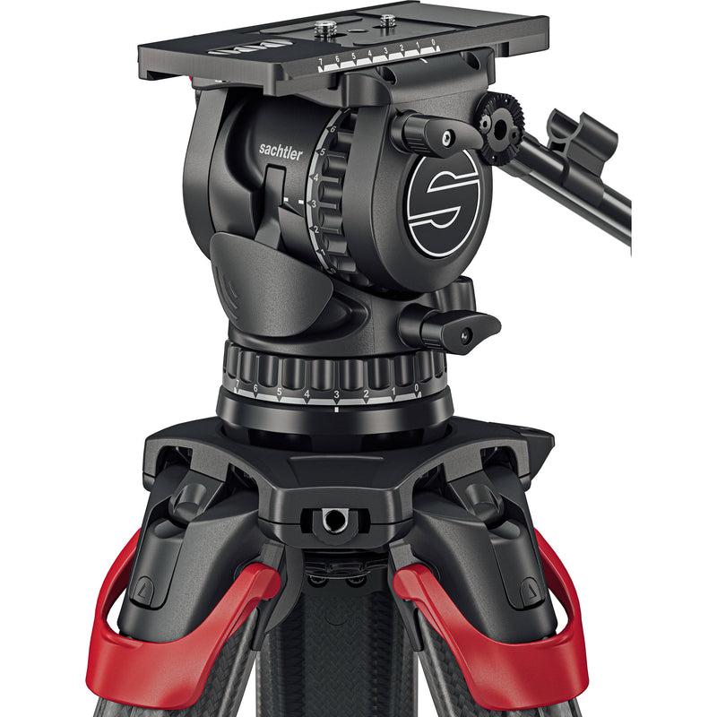 Sachtler aktiv12T Touch & Go Fluid Head with SpeedLevel & 7-Step Drag (100mm)