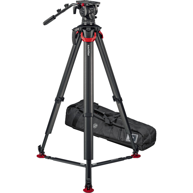 Sachtler System aktiv12T & flowtech 100 with Ground Spreader