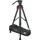 Sachtler System aktiv14T & flowtech 100 with Mid-Level Spreader