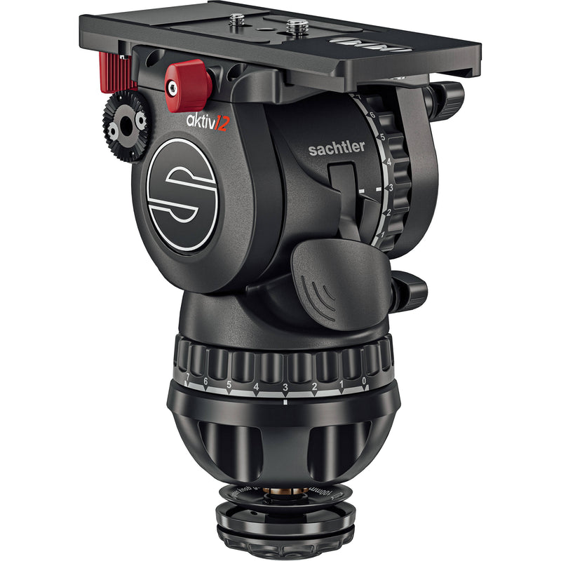 Sachtler aktiv12T Touch & Go Fluid Head with SpeedLevel & 7-Step Drag (100mm)