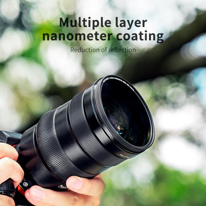 K&F Concept Nano-X Magnetic CPL Filter with Adapter Ring & Lens Cap (82mm)