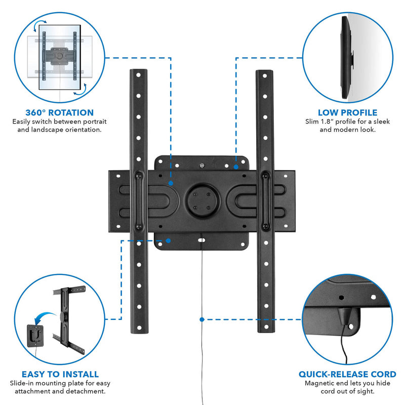 Mount-It! Rotating Wall Mount for 37 to 80" Displays