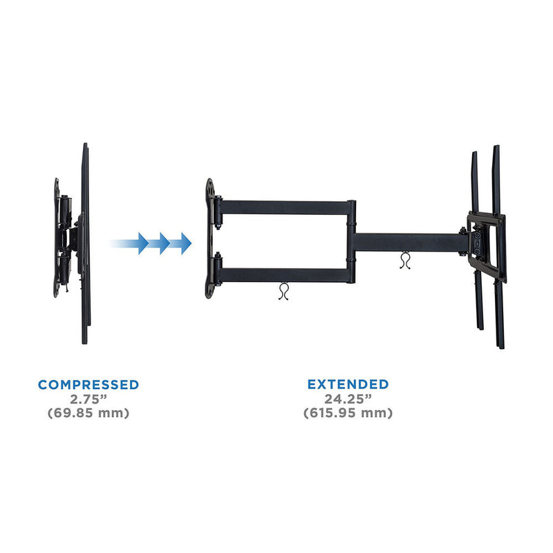 Mount-It! Full-Motion Wall Mount for 32 to 55" Displays