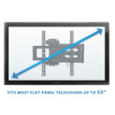 Mount-It! Full-Motion Wall Mount for 32 to 55" Displays