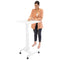 Mount-It! Adjustable Rolling Laptop Desk (White)