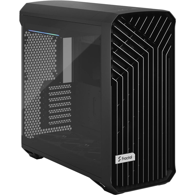 Fractal Design Torrent Mid-Tower Case with Light Tinted Tempered Glass Side Panel (Black)