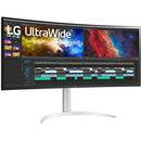 LG 38BP85C-W 37.5" 21:9 Curved FreeSync IPS Monitor (Black and White)