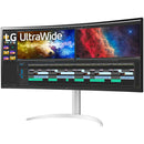 LG 38BP85C-W 37.5" 21:9 Curved FreeSync IPS Monitor (Black and White)