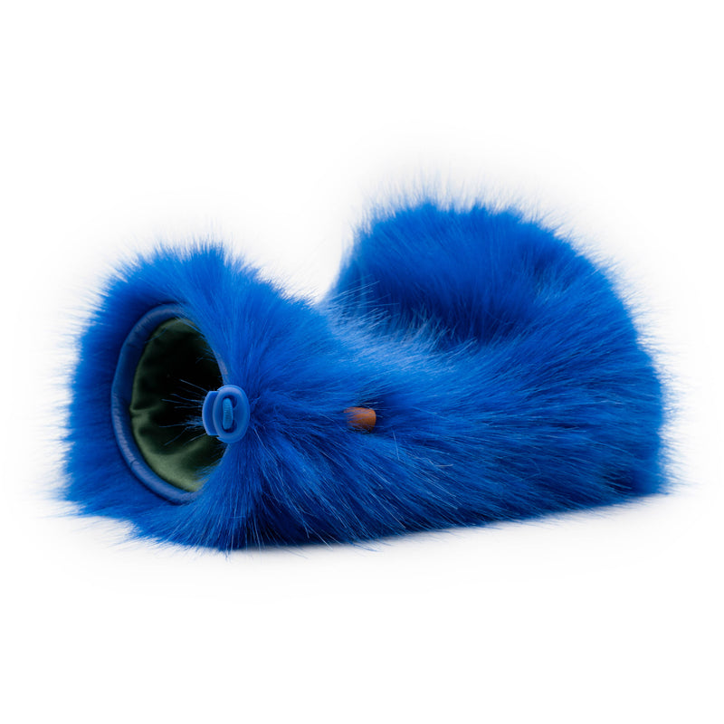 Bubblebee Industries The Spacer Bubble Windshield & Fur Cover System for Shotgun Mics (Chroma Key Blue, Medium)