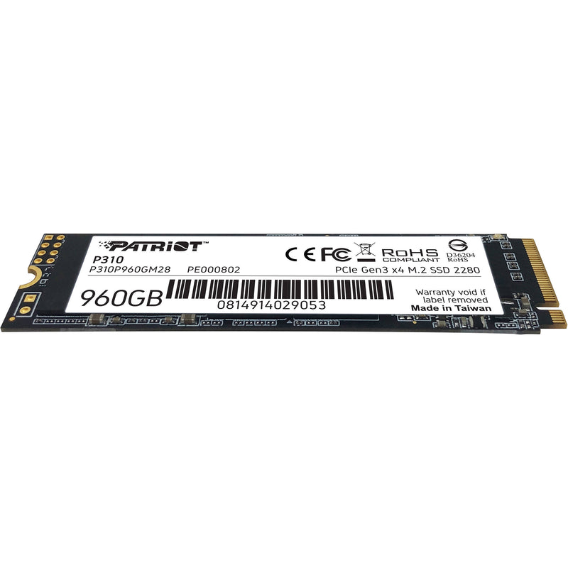 Patriot P310 960GB 2280 M.2 PCIe 3.0 NVMe SSD