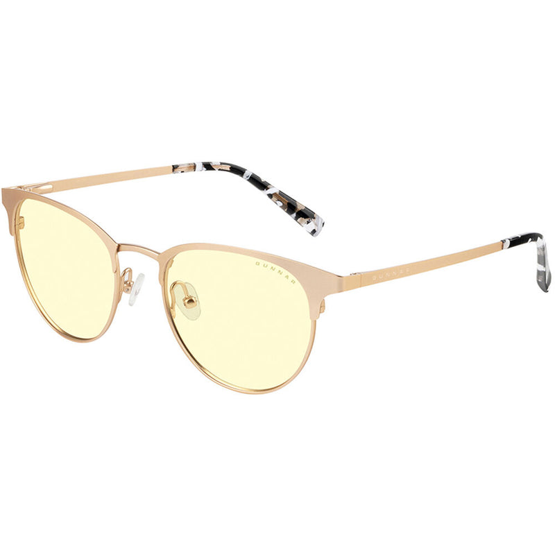 GUNNAR Apex Computer Glasses (Gold/Marble Frame, Amber Lenses)