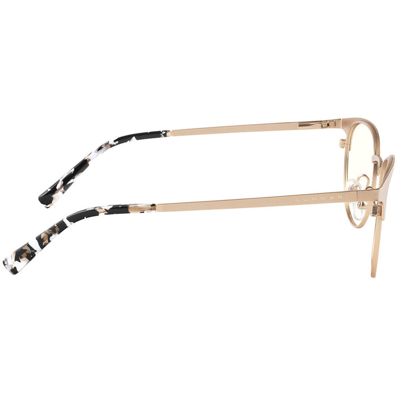 GUNNAR Apex Computer Glasses (Gold/Marble Frame, Clear Lenses)