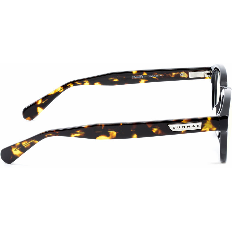 GUNNAR Emery Glasses (Onyx Jasper Frame, Clear Lens Tint)