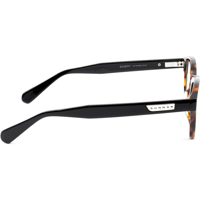 GUNNAR Emery Glasses (Tortoise Onyx Frame, Clear Lens Tint)