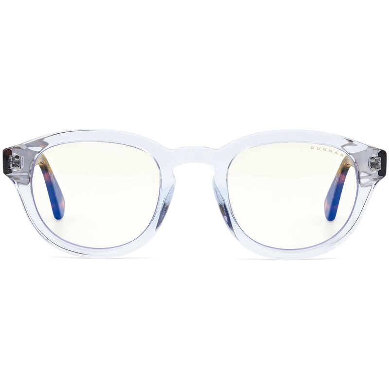 GUNNAR Emery Glasses (Crystal Tortoise Frame, Clear Lens Tint)