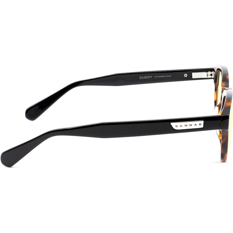 GUNNAR Emery Glasses (Tortoise Onyx Frame, Amber Lens Tint)