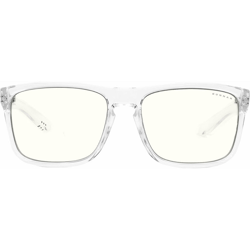 GUNNAR Intercept Gaming Glasses (Crystal Frame, GUNNAR-Focus Lenses, Clear Lens Tint)