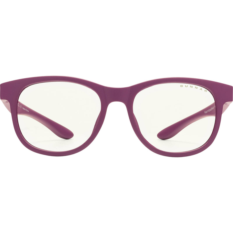 GUNNAR Rush Kids Small Glasses (Magenta Frame, Clear Lens Tint)