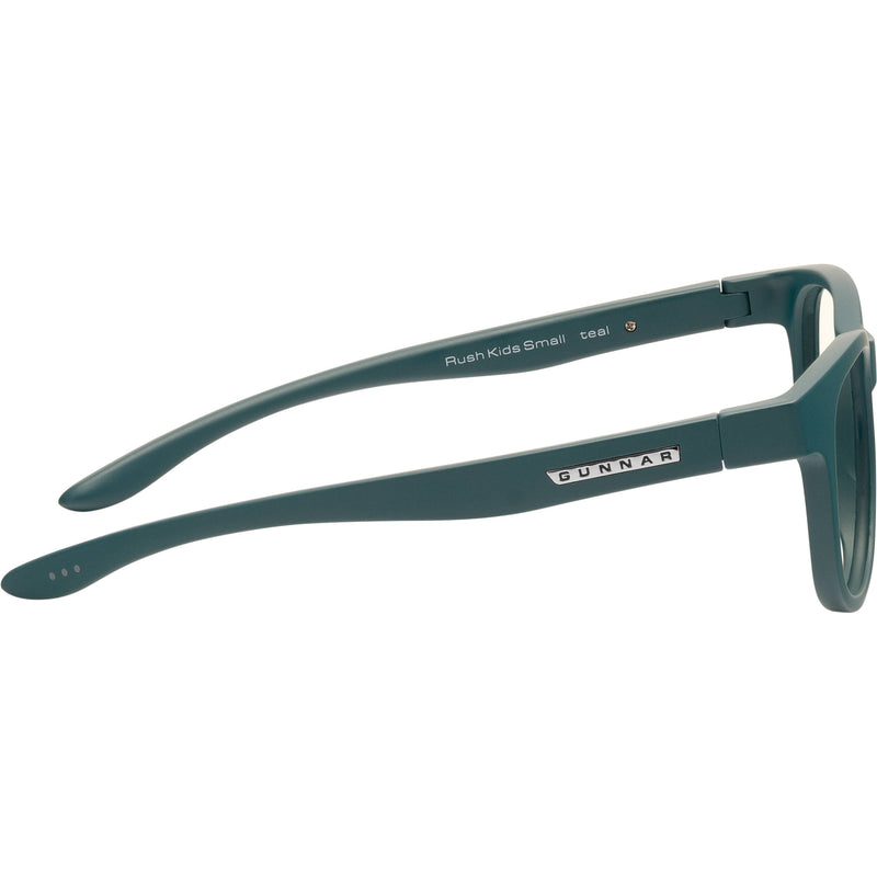 GUNNAR Rush Kids Small Glasses (Teal Frame, Clear Lens Tint)