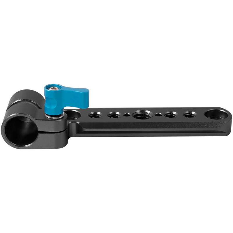 Kondor Blue Top NATO Rail with 15mm Rod Clamp for RED V-RAPTOR (Raven Black)