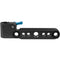 Kondor Blue Top NATO Rail with 15mm Rod Clamp for RED V-RAPTOR (Raven Black)