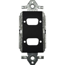 FSR SS-P2DB-BLK Decora Insert with 2 D-Sub Holes (Black)