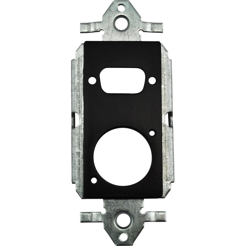 FSR SS-PDSXL-BLK Neutrik XLR & D-Sub Hole Plate (Black)