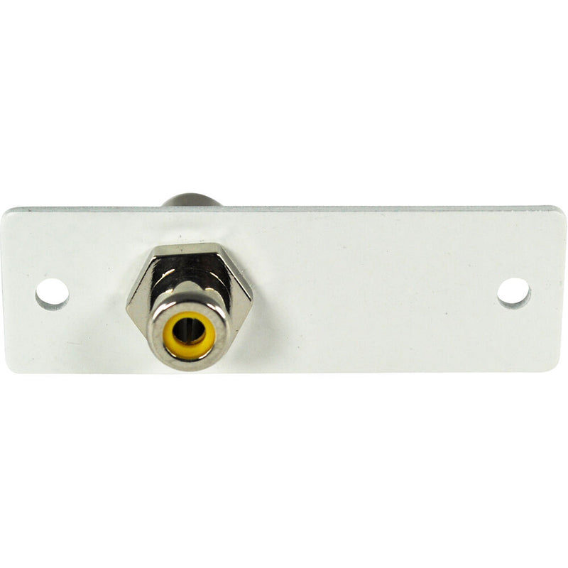 FSR IPS-V211S RCA to RCA Bulkhead Insert Module (Labeled, White)