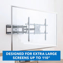 Mount-It! The Beast Heavy Duty Wall Mount for 60 to 110" Displays