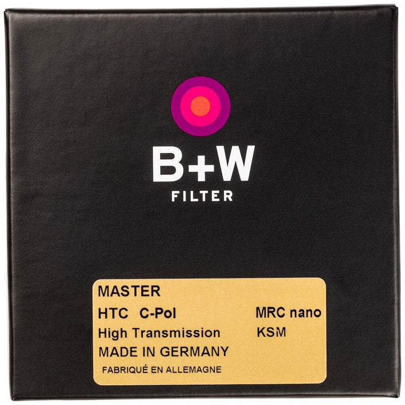 B+W High-Transmission MRC-Nano Master Circular Polarizer Filter (39mm)