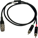 Remote Audio 7-Pin Tuchel to RCA Stereo Output Cable for Nagra IV-S (4')