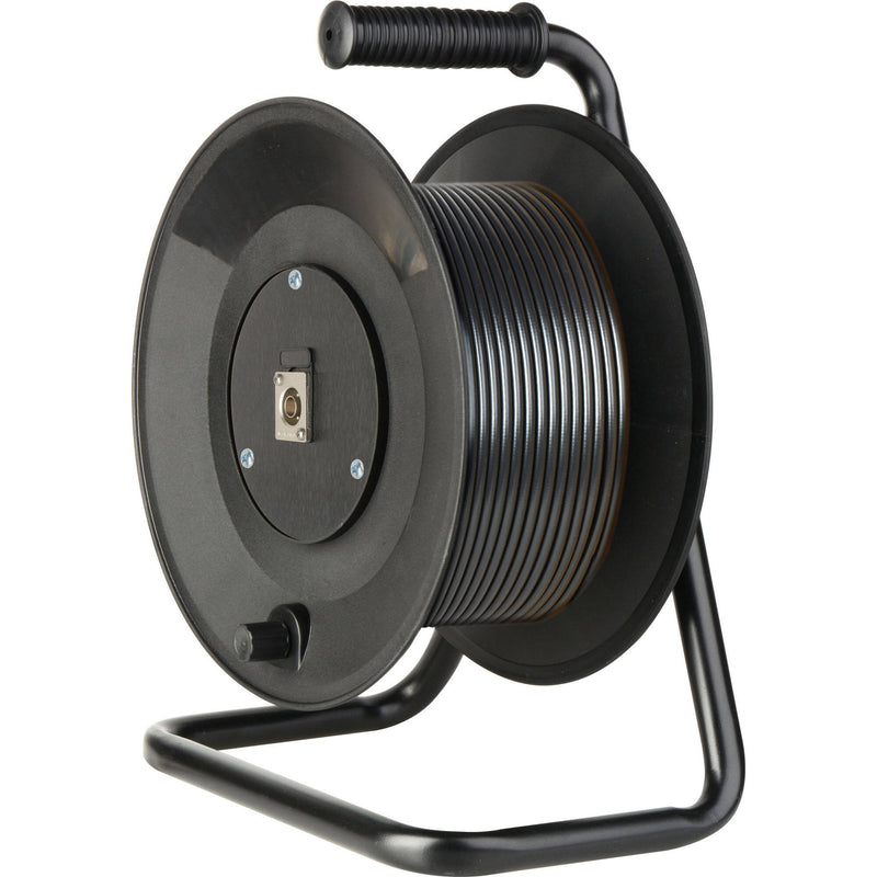 JackReel Deluxe 1-Channel 3G-SDI Snake Reel with Belden 1694A RG6 Cable (100')