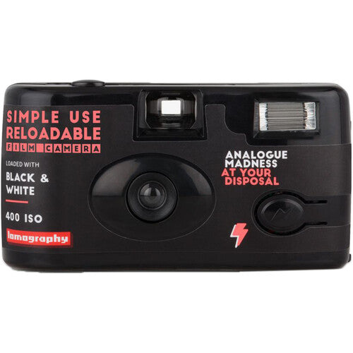 Lomography Simple Use Reloadable Black & White Film Camera (27-Exposure Roll)