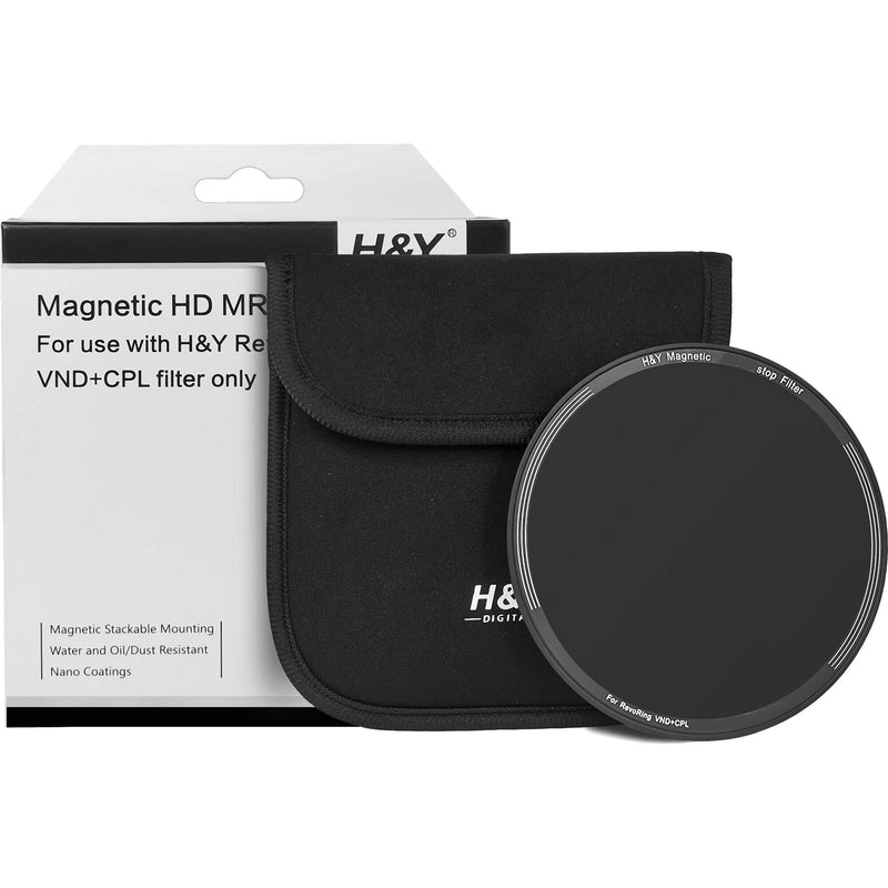 H&Y Filters ND400 Magnetic Clip-On Filter for RevoRing (58-77mm)