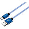 Volkano Fashion Series Micro-USB Male to Type-A Male Cable (6', Sky Blue)
