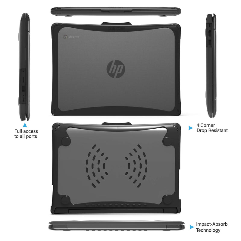 iBenzer Hexpact Case for HP 14" Chromebook G6 and G7 (Black)