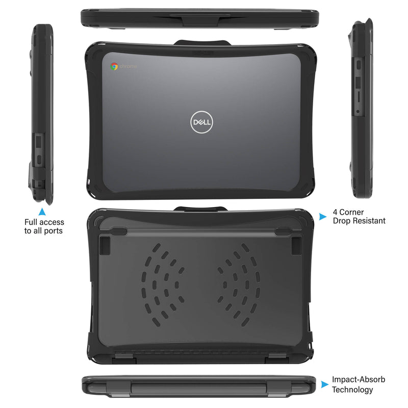 iBenzer Hexpact Case for Dell 11" Chromebook 3110/3100 (Black)