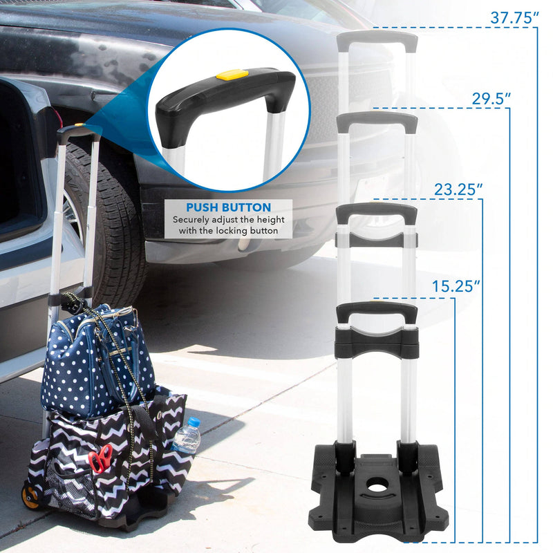 Mount-It! Premium Folding Luggage Cart